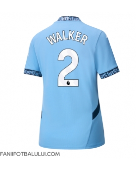 Manchester City Kyle Walker #2 Tricou Fotbal Replică 2024-25 Femei Acasa
